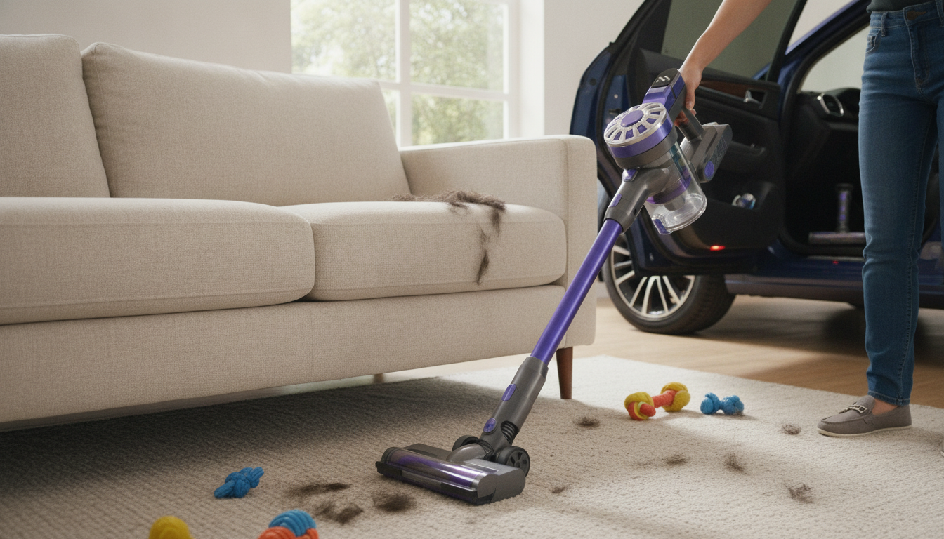 100000PA Cordless Handheld Vacuum: Home, Car & Pet Hair