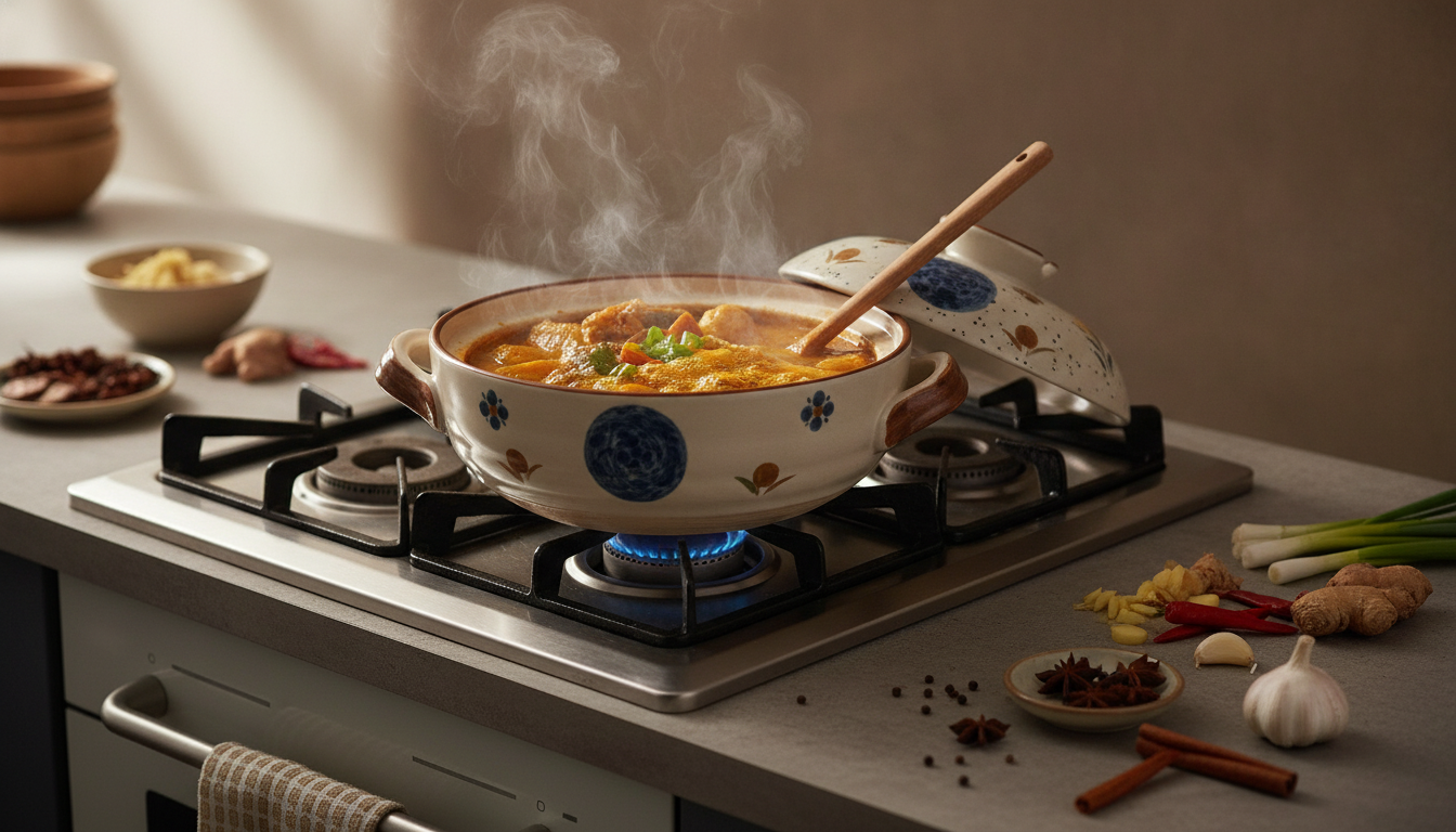 2.5L Ceramic Casserole Pot on Gas: High-Heat Soup Tips