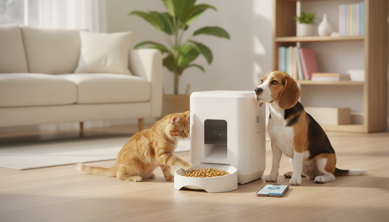 2L Tuya Smart Pet Feeder: Scheduled Meals & Remote Control