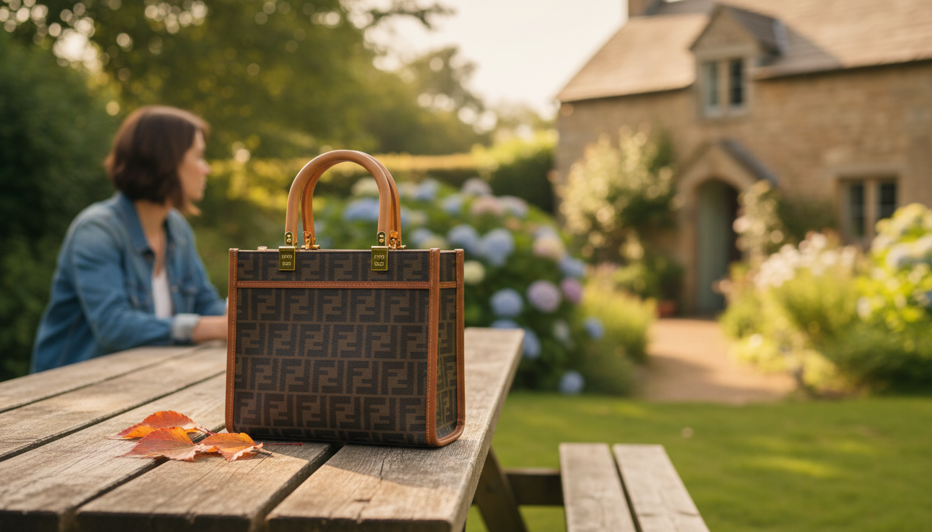 Fendi Sunshine Small: Brown FF Jacquard Tote Review