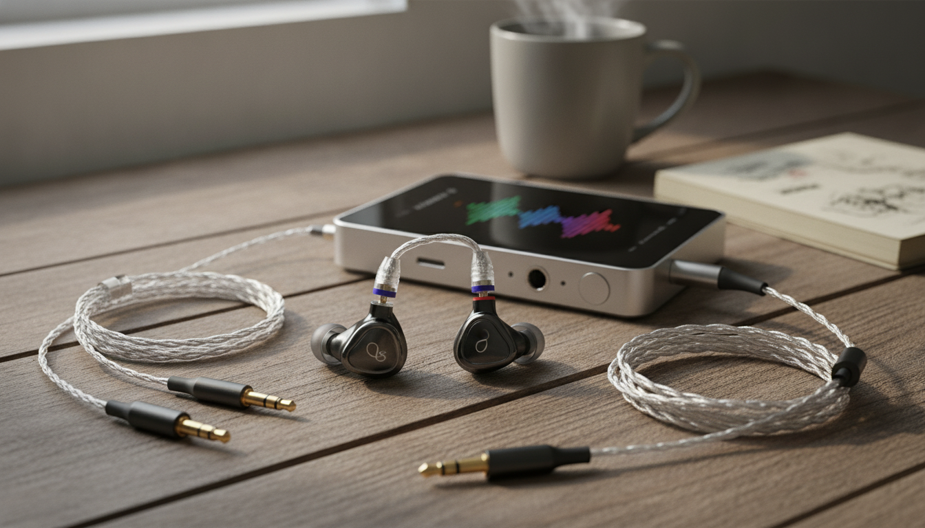 Hi-Res Dynamic IEMs: MMCX Cable + Dual Plug Options