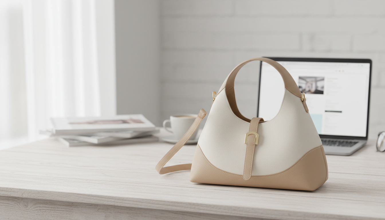 Triangle Leather Crossbody Bag: Chic, Modern, Compact