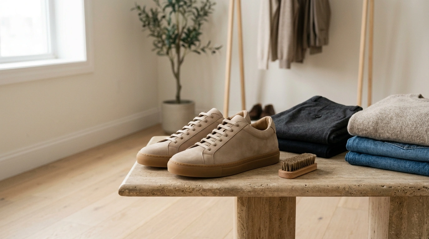 Fendi Domino Beige Nubuck Sneakers: Fit, Style, Care
