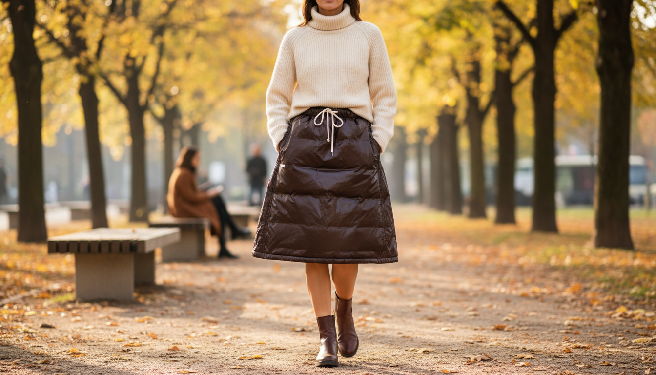 Jil Sander Down Puffer Skirt: Warmth Without Bulk